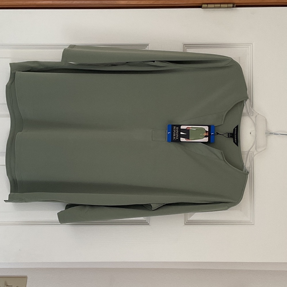 Banana Republic Sage Green Blouse